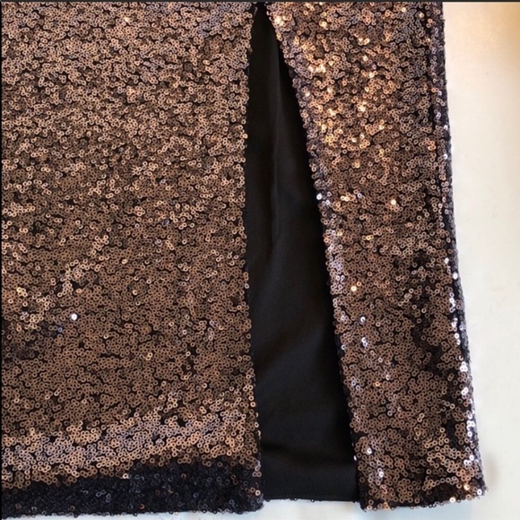 Lush sequin pencil skirt purple size small - Picture 3 of 7